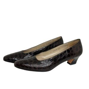 Salvatore Ferragamo Brown Women's Shoes Size 7-1/2 N